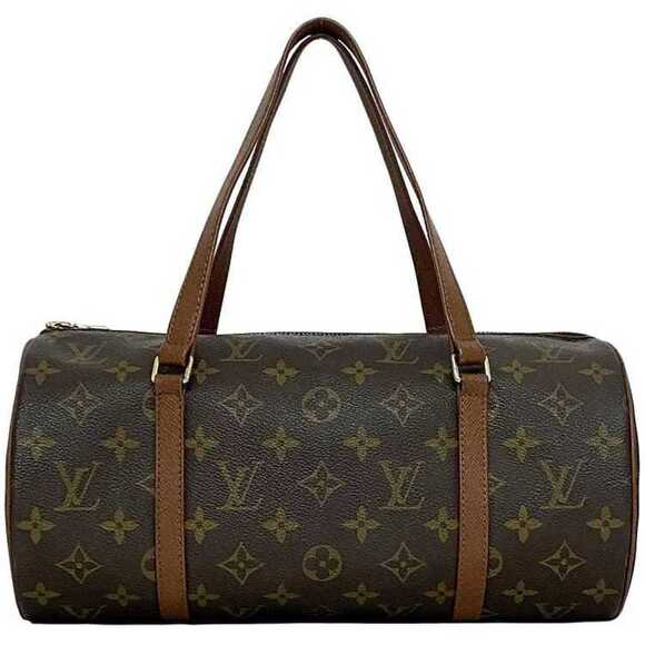 LOUIS VUITTON Brown Monogram Leather Boston Bag - Picture 1 of 11